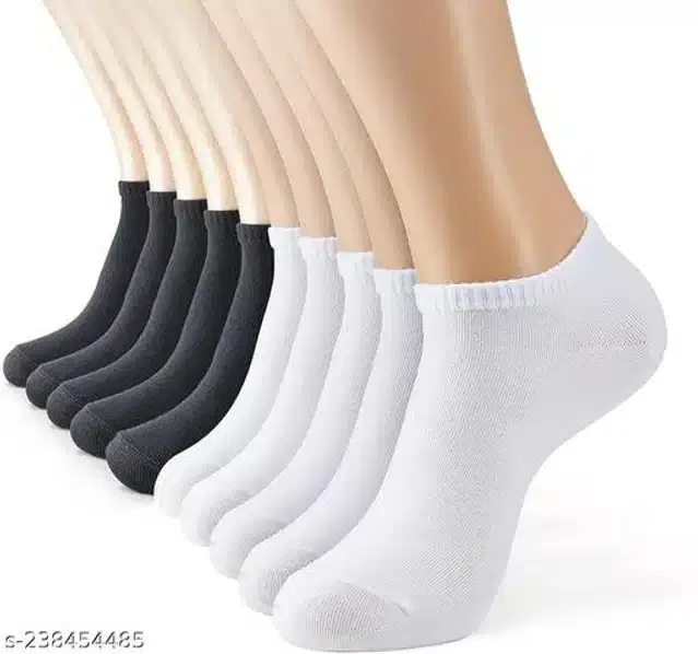Cotton Socks for Men, Set of 5 (Multicolor)