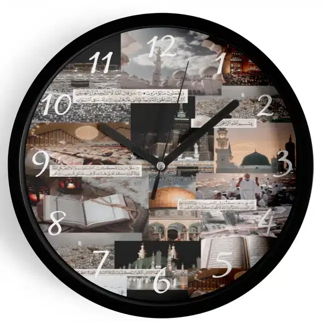 Analog Wall Clock, Multicolor, 7 inches