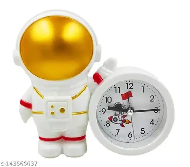 Space Theme Table Alarm clock, Multicolor