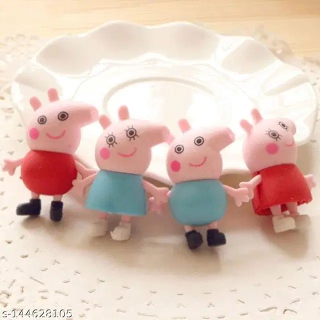 Peppa Pig Shape Erasers for Kids, Multicolor, Pack of 5