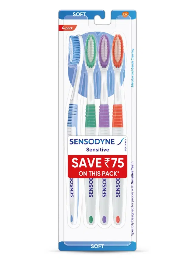 Sensodyne Sensitive Toothbrush (Pack of 4)