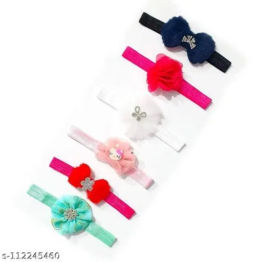 Rubber Band & Scrunchies for Women (Red, 3 Pcs)
