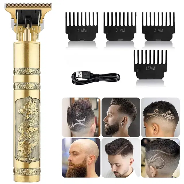 Electric Trimmer for Men, Gold