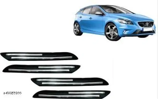 Rubber Car Bumper Protector, Multicolor, Pack of 4