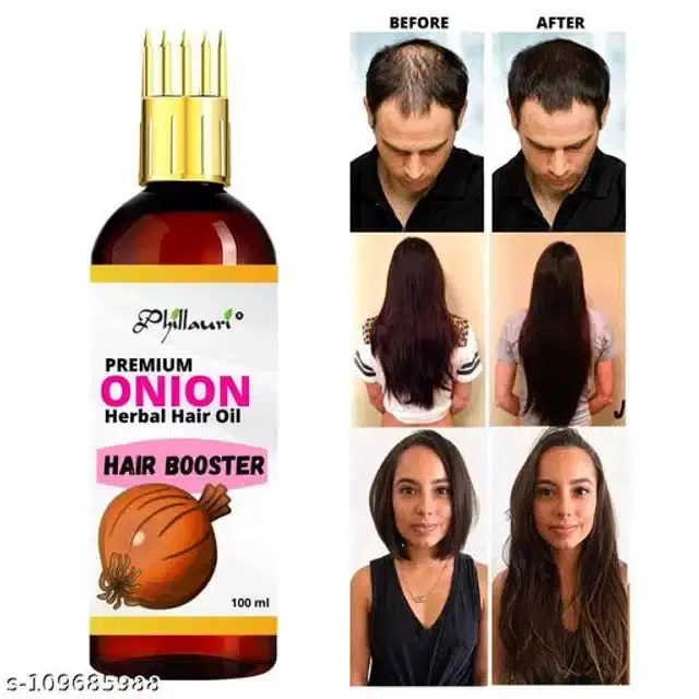 Phillauri Onion Herbal Hair Oil, 100 ml