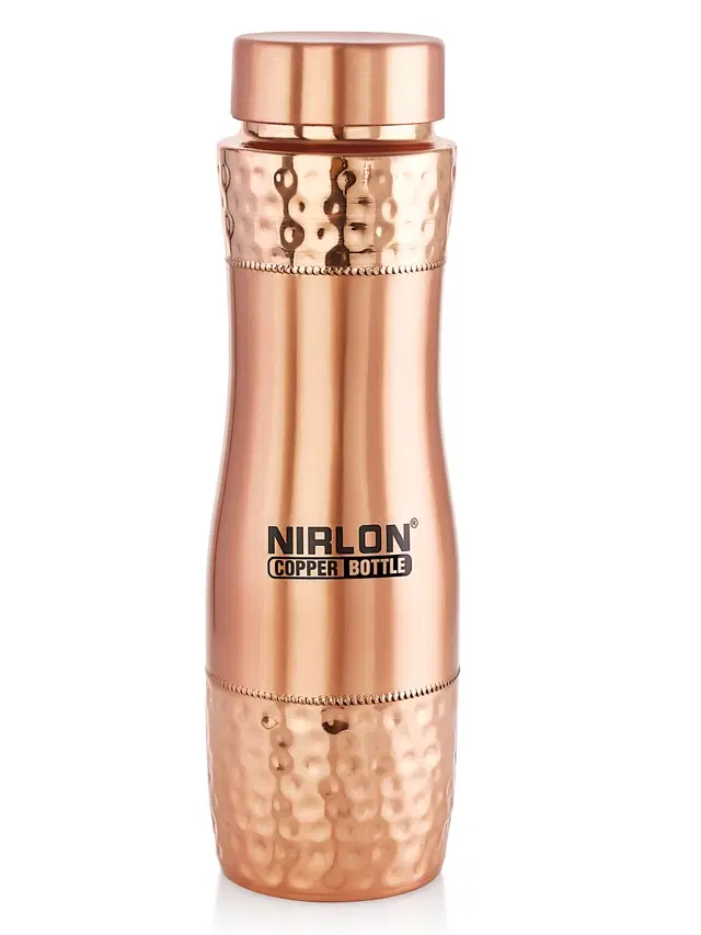 Nirlon Copper Leaf Proof Water Bottle, Copper, 950 ml