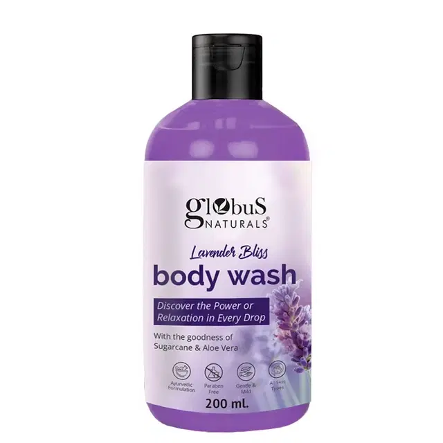 Globus Naturals Lavender Body Wash 200 ml