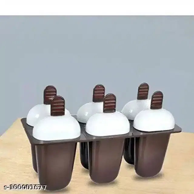 Plastic Ice Cream Mould, Assorted, Pack of 1