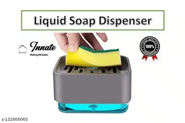Liquid Soap Dispenser, Grey, 400 ml