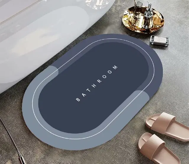 Rubber Anti Skid Mat for Bathroom, Multicolor, 40x60 cm