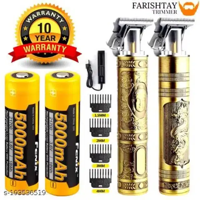Metal Electric Trimmer for Men, Golden