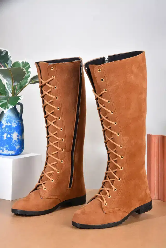 Boots for Women (Brown, 3)