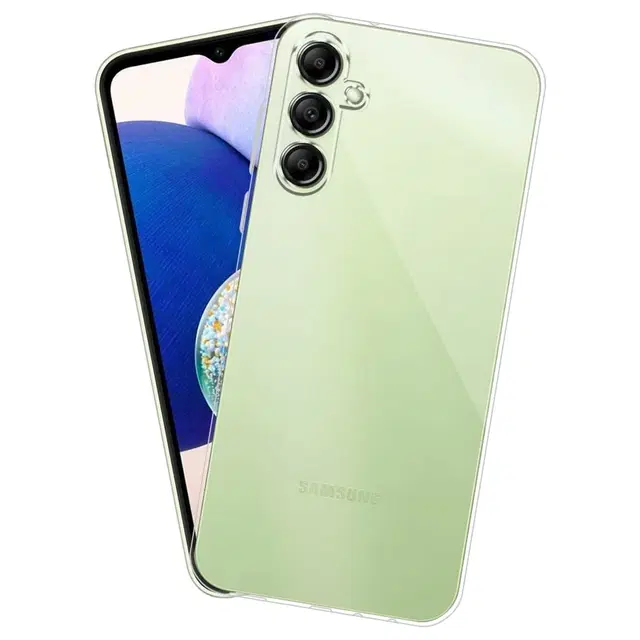 Silicone Mobile Back Cover for Samsung A17 5G (2025) (Transparent)