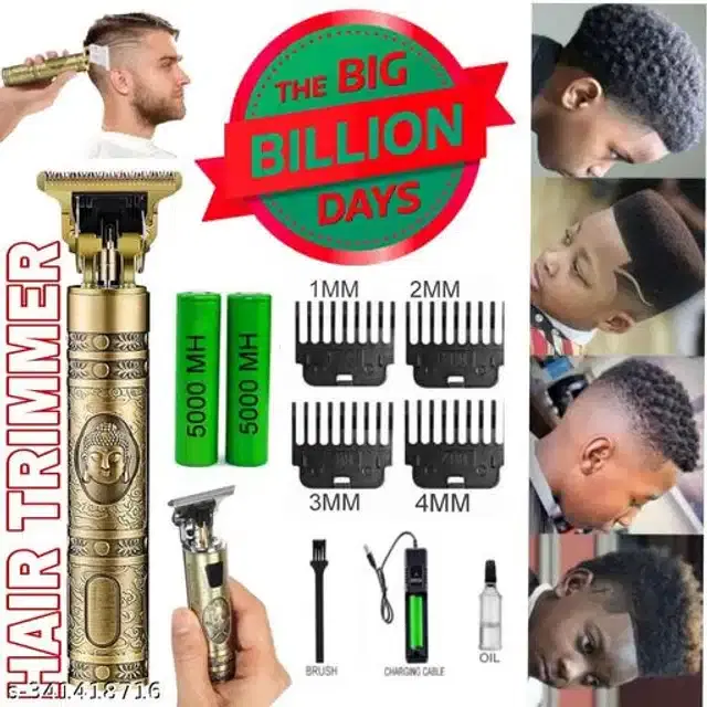 Buddha Style Trimmer for Men, Golden