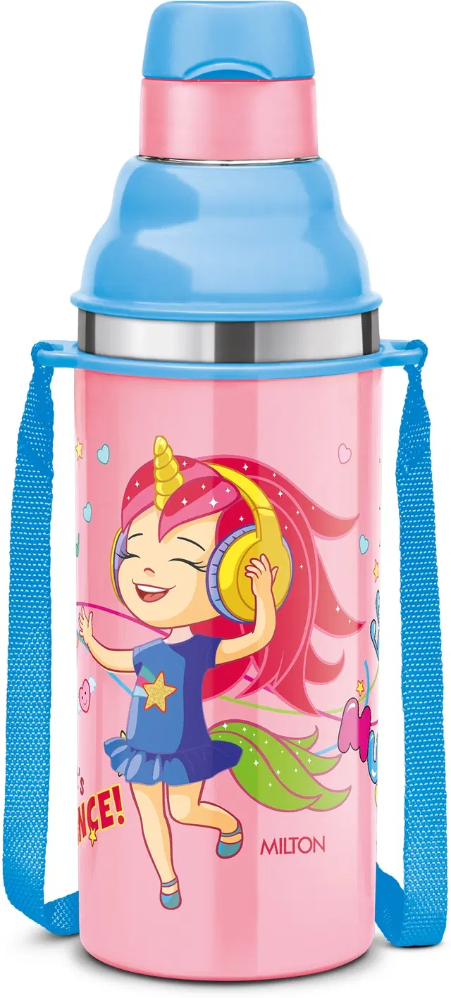 Milton Inner Steel Insulated Water Bottles, Pink, 400 ml
