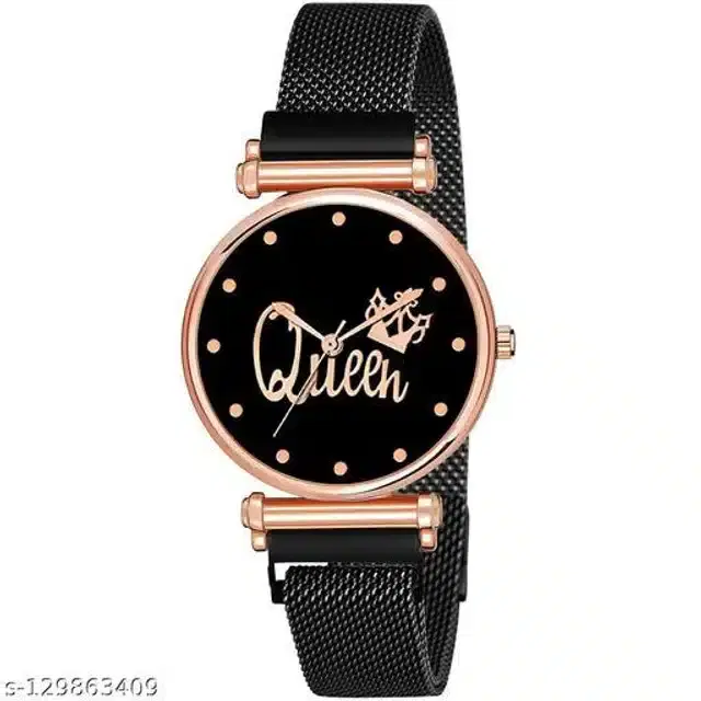 Analog Watch for Women (Black)