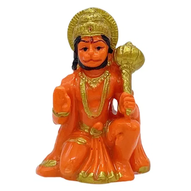 Hanuman Idol Polyresin 4 Cm X 9 Cm X 6 Cm