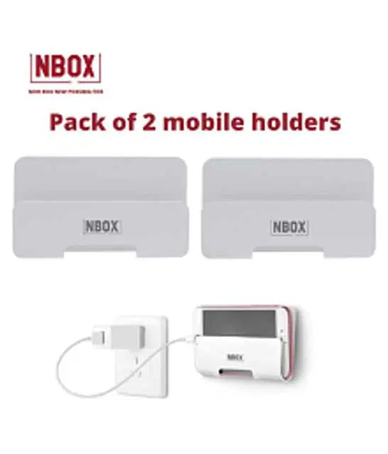 Cellphone Stand Plastic Desk Holder For All Mobiles & Tablets, 2 Pc, Multicolor, R-185