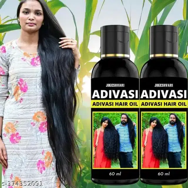 Jogeshvari Adivasi Hair Oil, 60 ml, Pack of 2