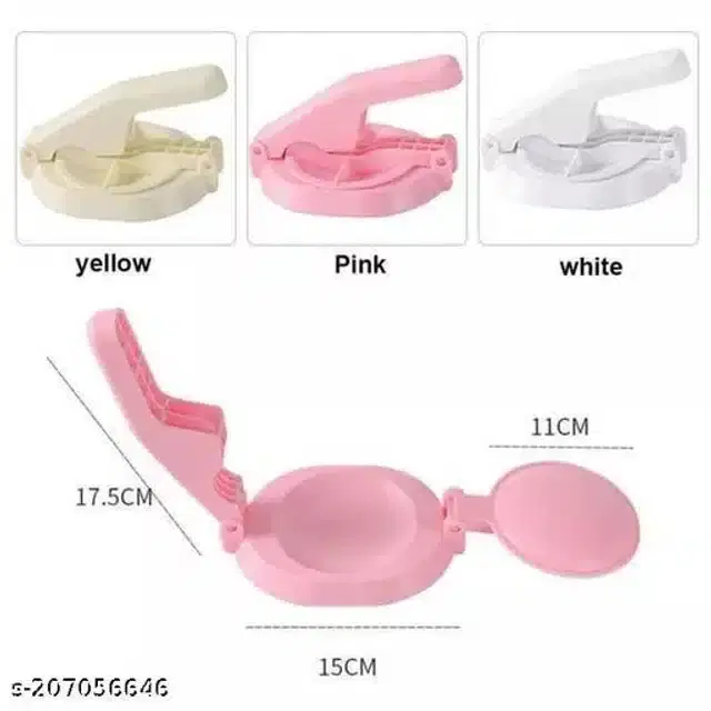 Plastic Manual Press Roti & Puri Maker, Assorted, Pack of 1