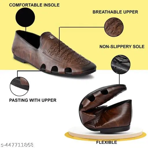 Juttis for Men (Brown, 6)