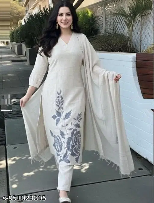 Kurti for Women (White, S)