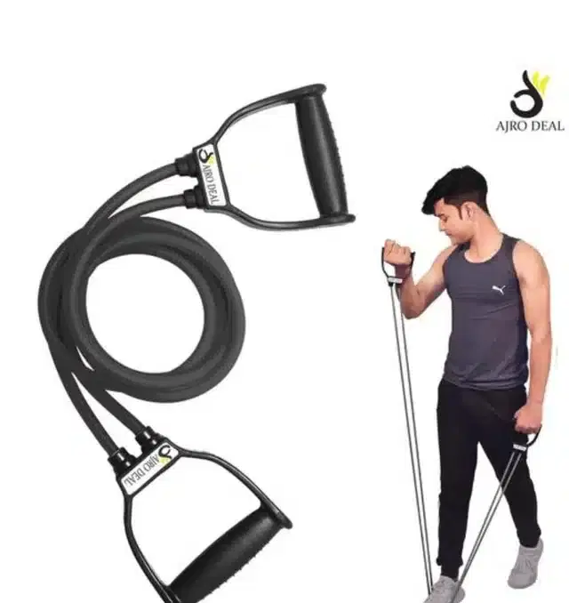 Double Resistance Band Toning Tube, Multicolor