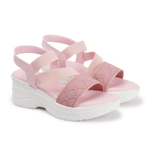 Sandals for Women (Pink, 7)
