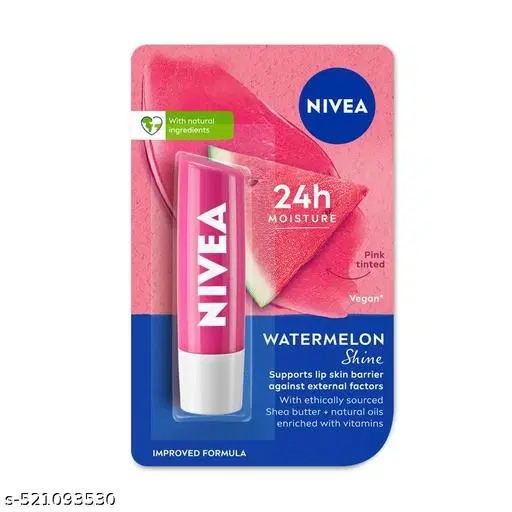 Nivea Fruity Shine Pink Watermelon Lip Care 4.8 g