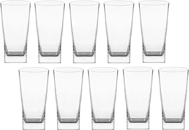 Liquor cum Cocktail Glasses, Transparent, 350 ml, Pack of 10