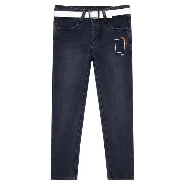 Slim fit Denim Jeans for Boys, Black (32)