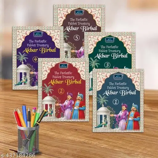 BOOKFORD The Fantastic Fables Treasure Akbar Birbal Story, Set of 5