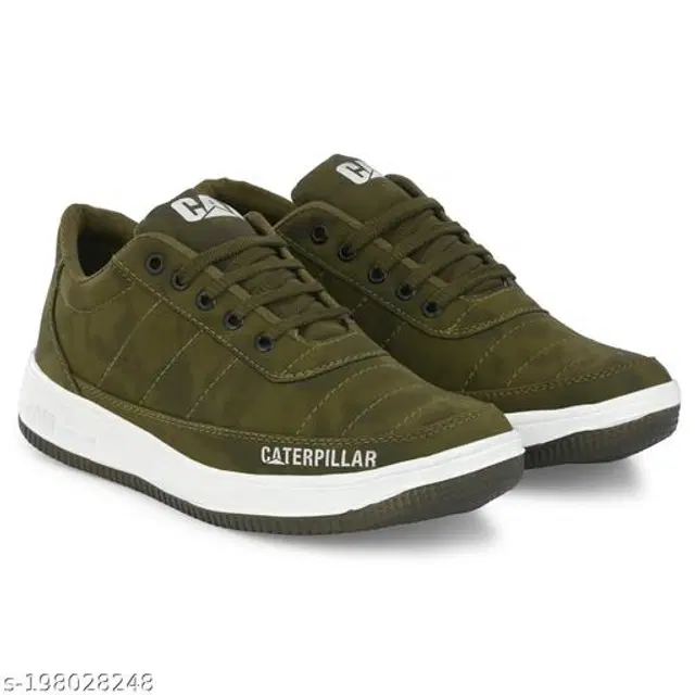 Casual Shoes for Men (Olive, 6)
