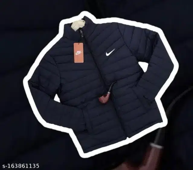 Polyester Full Sleeves Colorblocked Jacket for Men (Black, L)