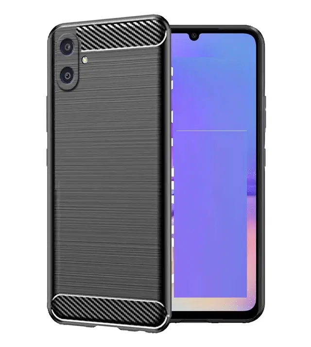 Rubber Mobile Back Cover for Tecno Spark Go 2, Black