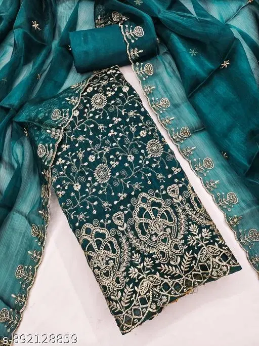Georgette Punjabi/All Over Suits for Women (6.25 meter (L)