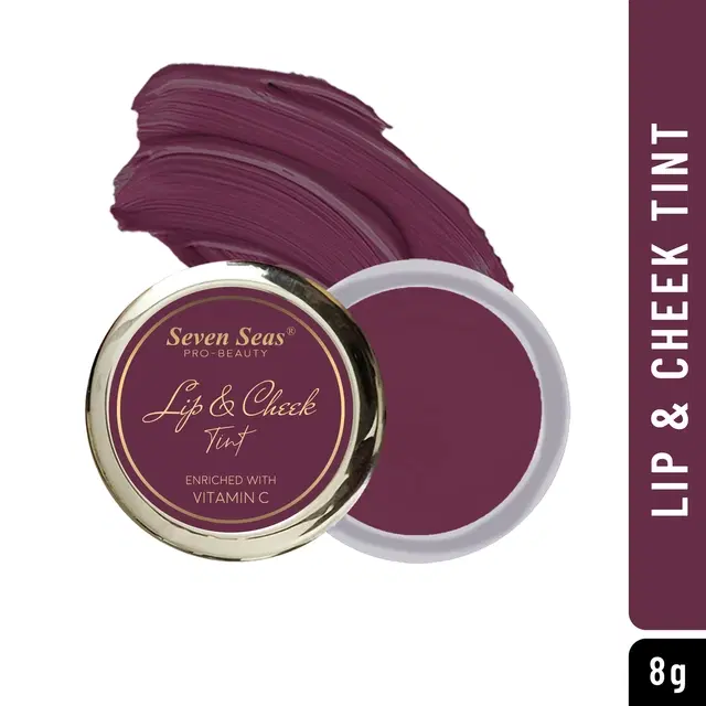 Seven Seas Cheek Tint for Women, Purple Shade (8g)
