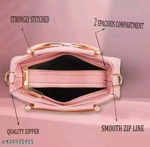 Peach Crossbody Bags & Sling Bags for Women (Peach, 1 Pc)
