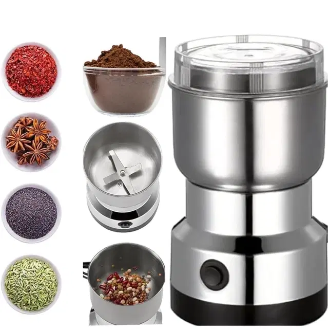 Nima Stainless Steel Multifunctional Mixer Grinder, Silver