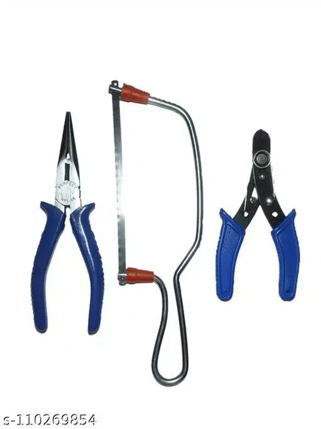 Hand Tool Kit, Set of 3, Multicolour