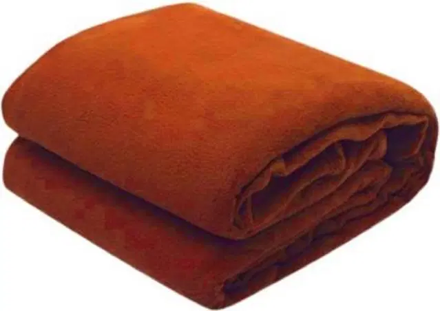 Fleece Blanket, Orange, 60x90 Inches