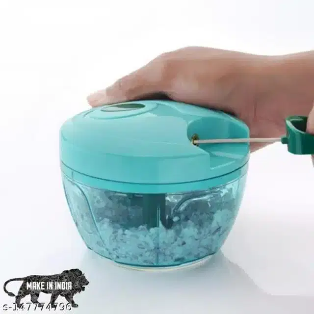 Manual Chopper for Kitchen, Green, 450 ml