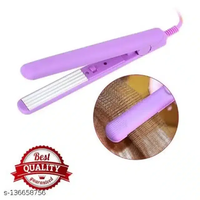 Plastic Hair Straightener, Purple, 100 W