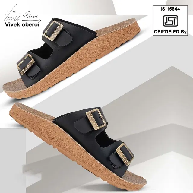 Sliders for Men, Black (6)