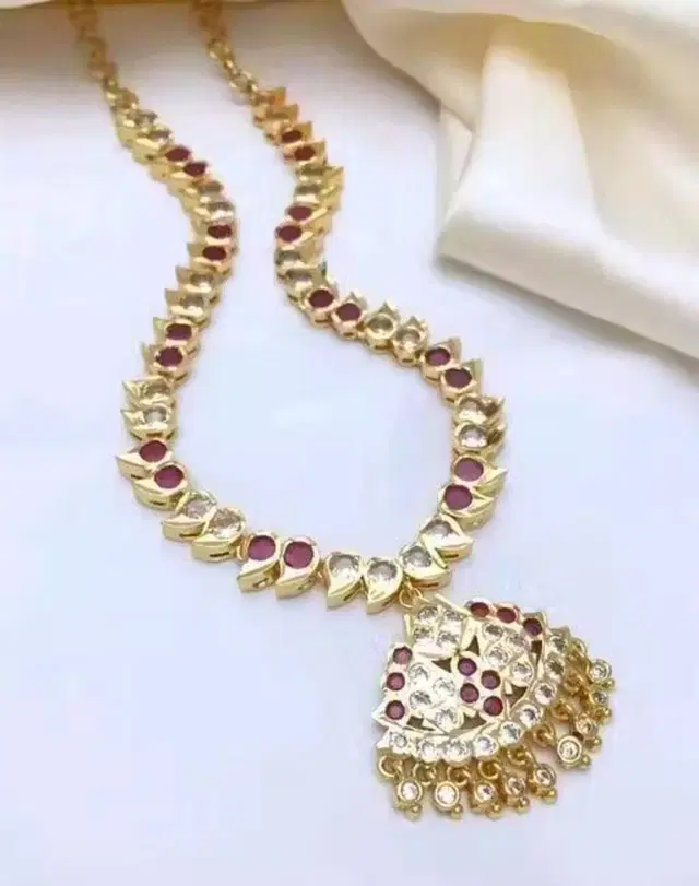 Gold Plated Jewellery Set for Women (Gold, Free Size)