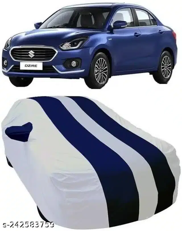 Taffeta Waterproof Car Cover for Maruti Suzuki Swift Dzire, Multicolor