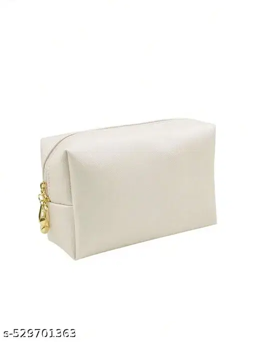 Astute Detail Stiched Small Purse, Pack Of 1, White