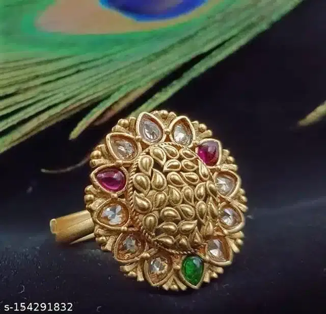 Trendy Rings for Women (Gold)