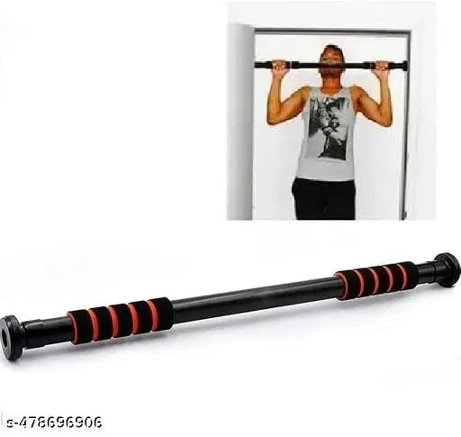Metal Pull Up Bar for Home Workout, Black