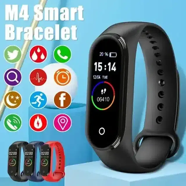 Fitness Band for Men & Women, Black